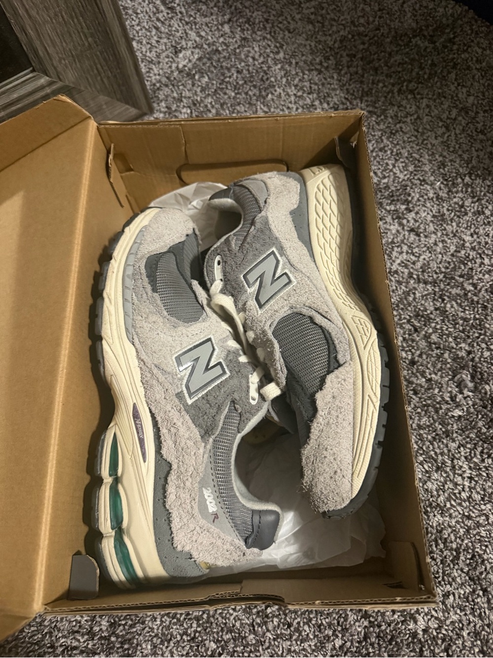 NEW BALANCE 2002R "PROTECTION PACK - RAIN CLOUD" MENS 6.5